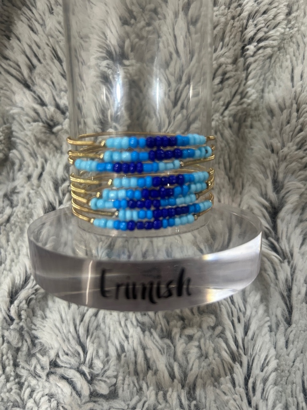 Erimish kids (gem jams) Blue Seed Bead Multi-Bracelet